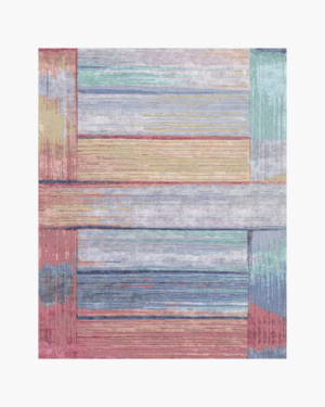 Pastel Horizon Abstract Rug