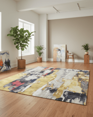modern area rug