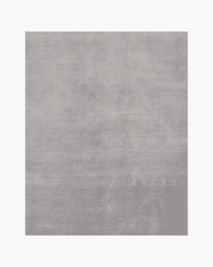 Taupe hand knotted rug