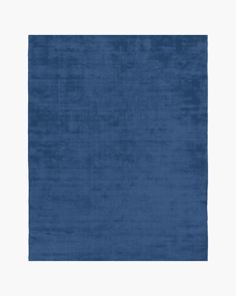Navy New Zealand wool rug
