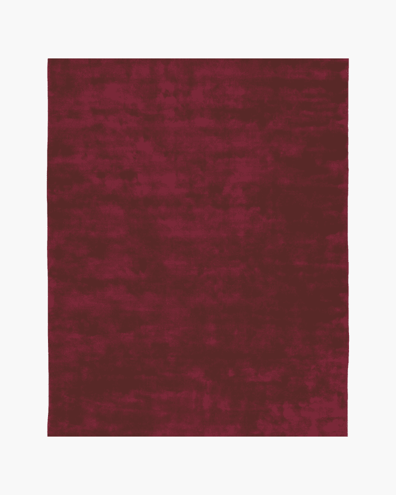 Burgundy New Zealand wool rug
