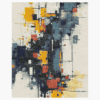 Contemporary designer silk wool rug