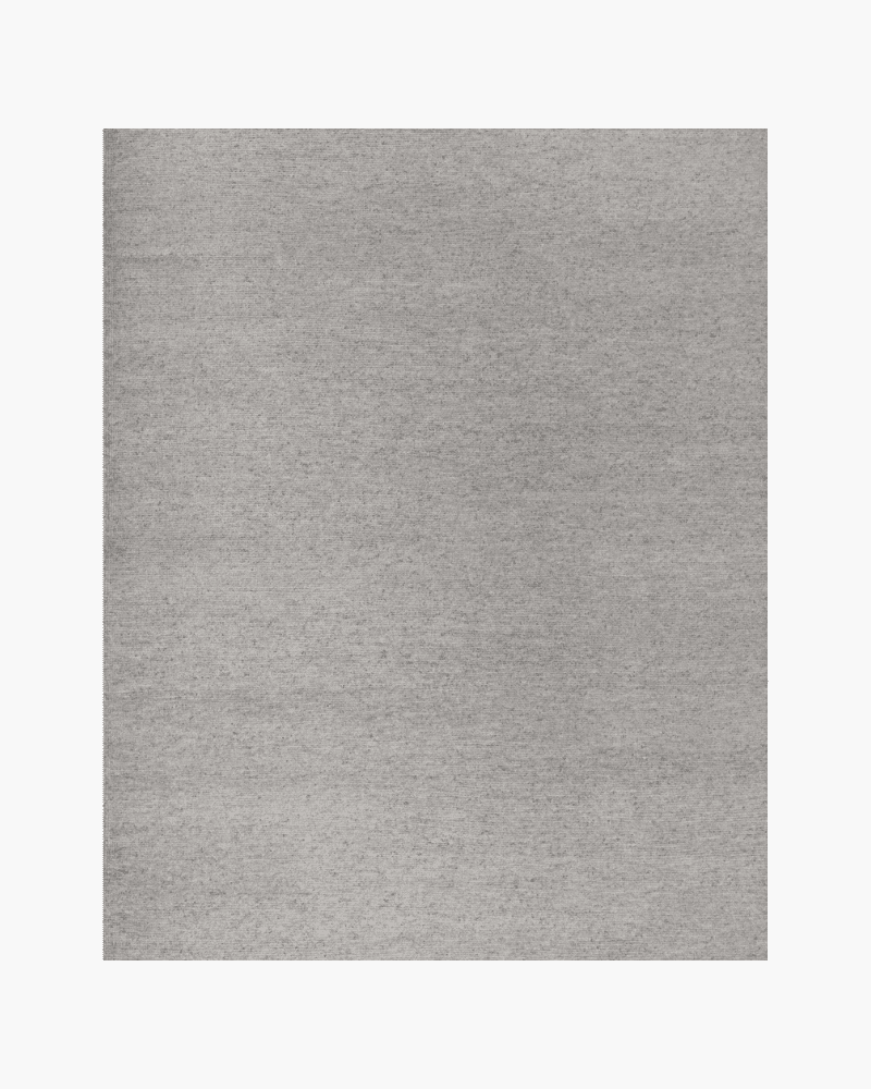 Light grey handloom rug