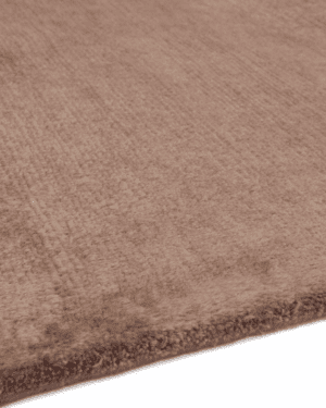 Brown hand knotted rug
