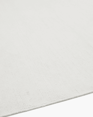 White handloom rug