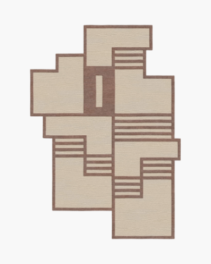 Zevro – Abstract Geometric Handmade Rug